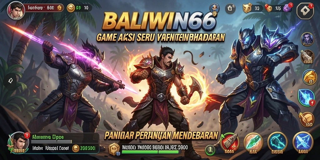 Tampilan gameplay seru penuh aksi dari BALIWIN66