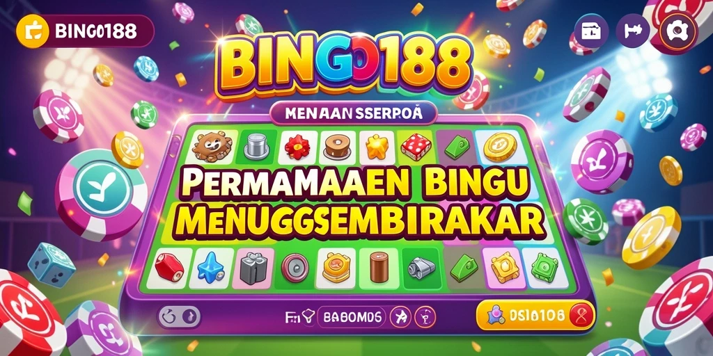Tampilan menarik dari permainan BINGO188 yang penuh warna dan dinamis.