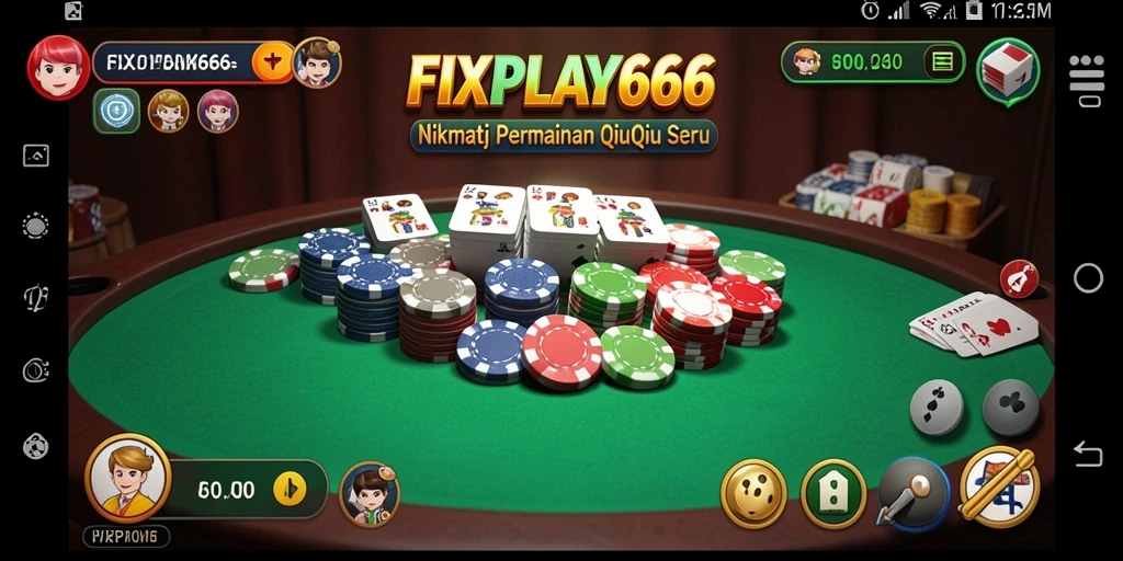 Tangkapan layar FIXPLAY666 memperlihatkan intensnya pertandingan QiuQiu.