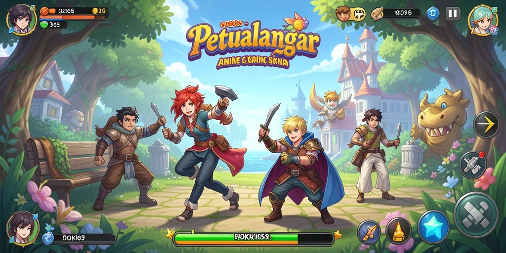Gameplay seru HOKI65 dengan karakter anime yang menarik.