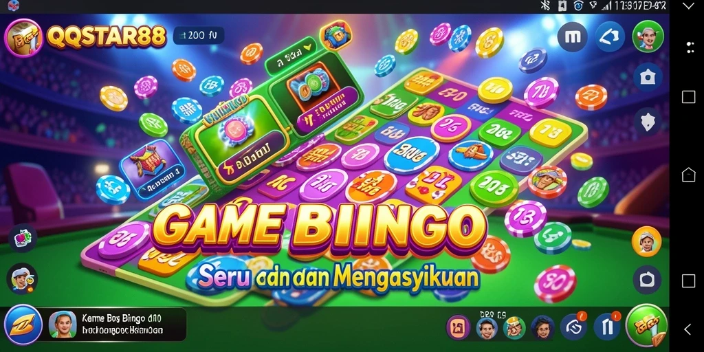 Tampilan gameplay seru dalam QQSTAR88 dengan fitur Bingo unik.
