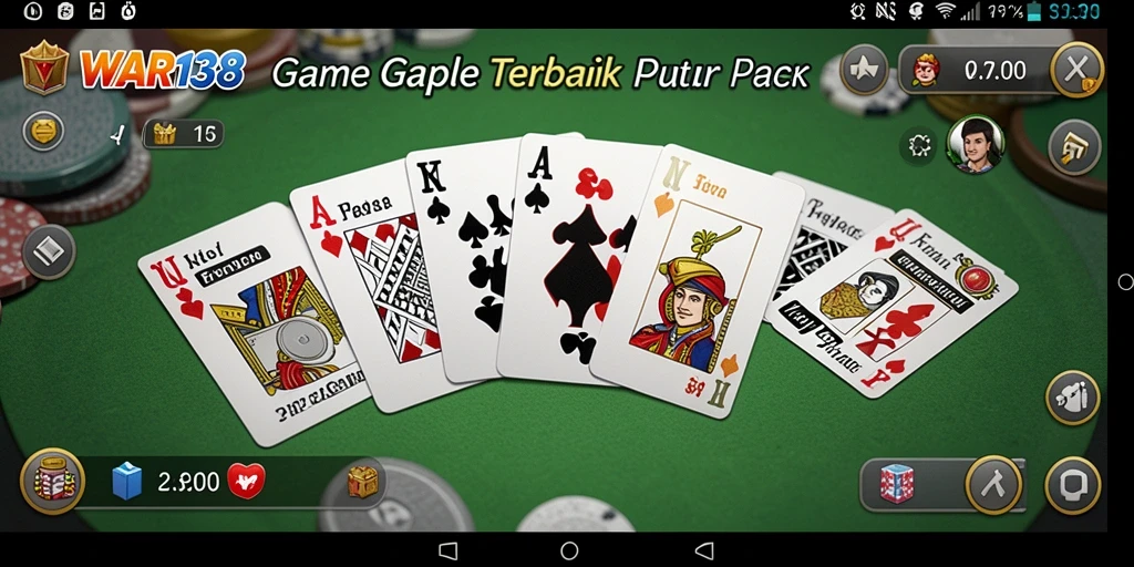 Gameplay seru Gaple di WAR138 yang menantang dan interaktif.